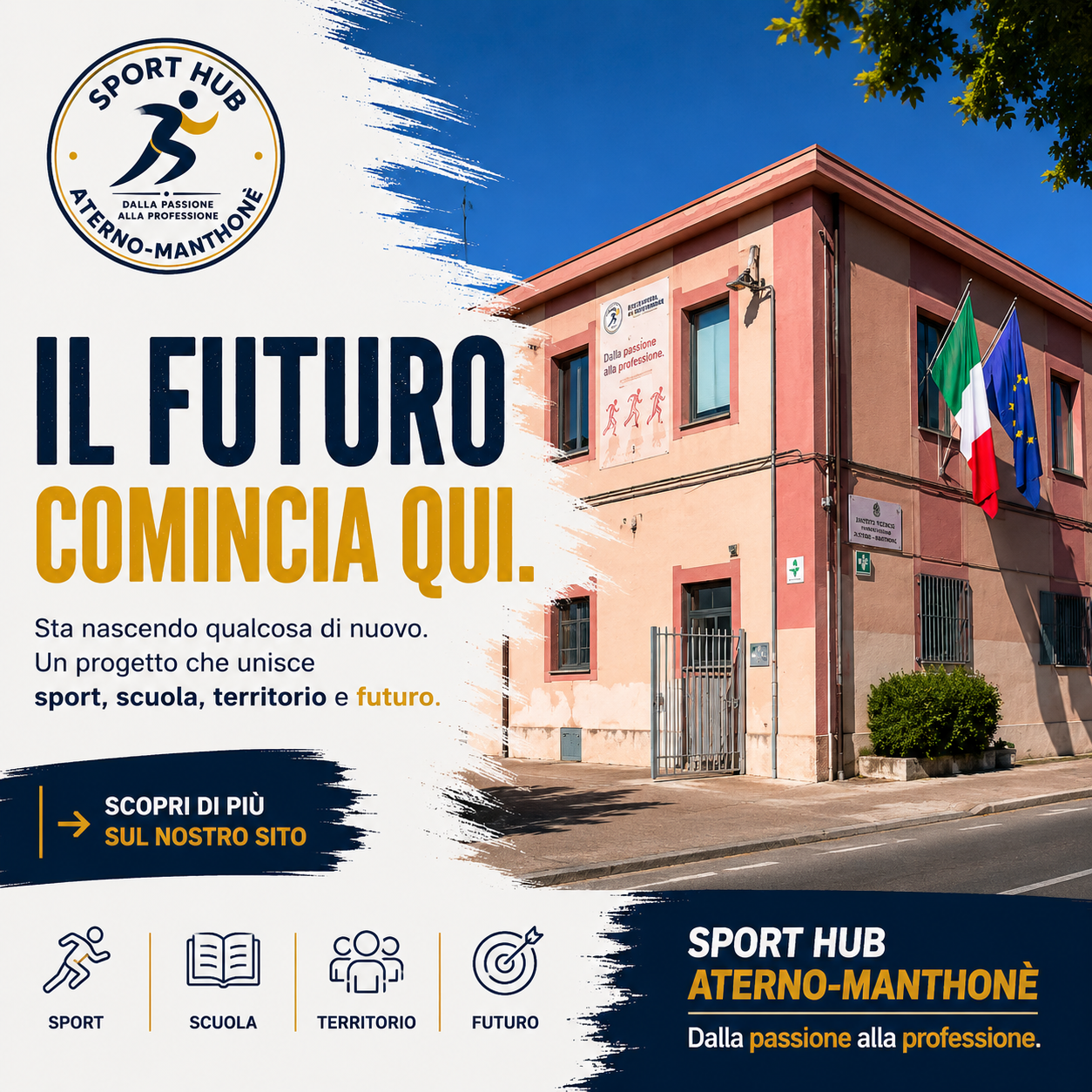 Il futuro comincia qui - Sport Hub Aterno-Manthonè