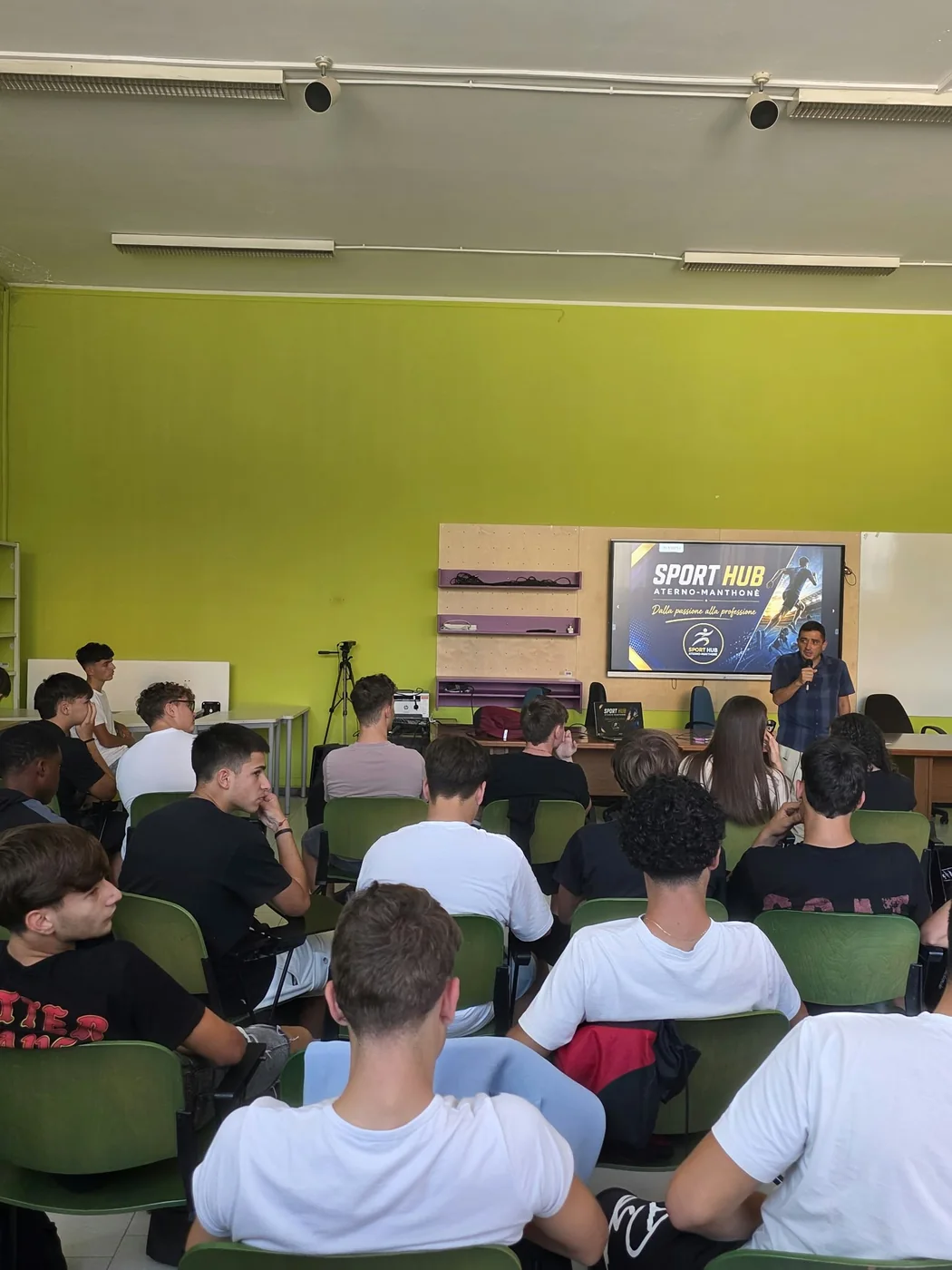 Incontro Sport Hub con gli studenti