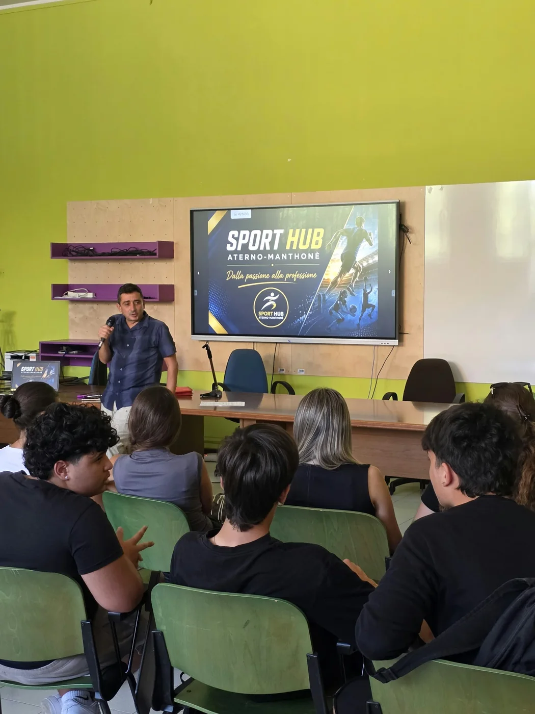 Presentazione Sport Hub agli studenti