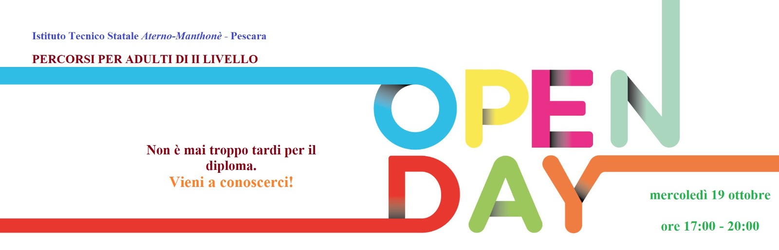 Open Day Corso Educazione degli Adulti 19 ottobre 2022