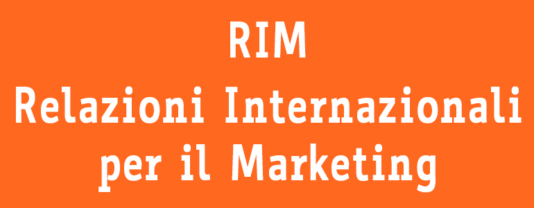 Corso Relazioni Internazionali per il Marketing