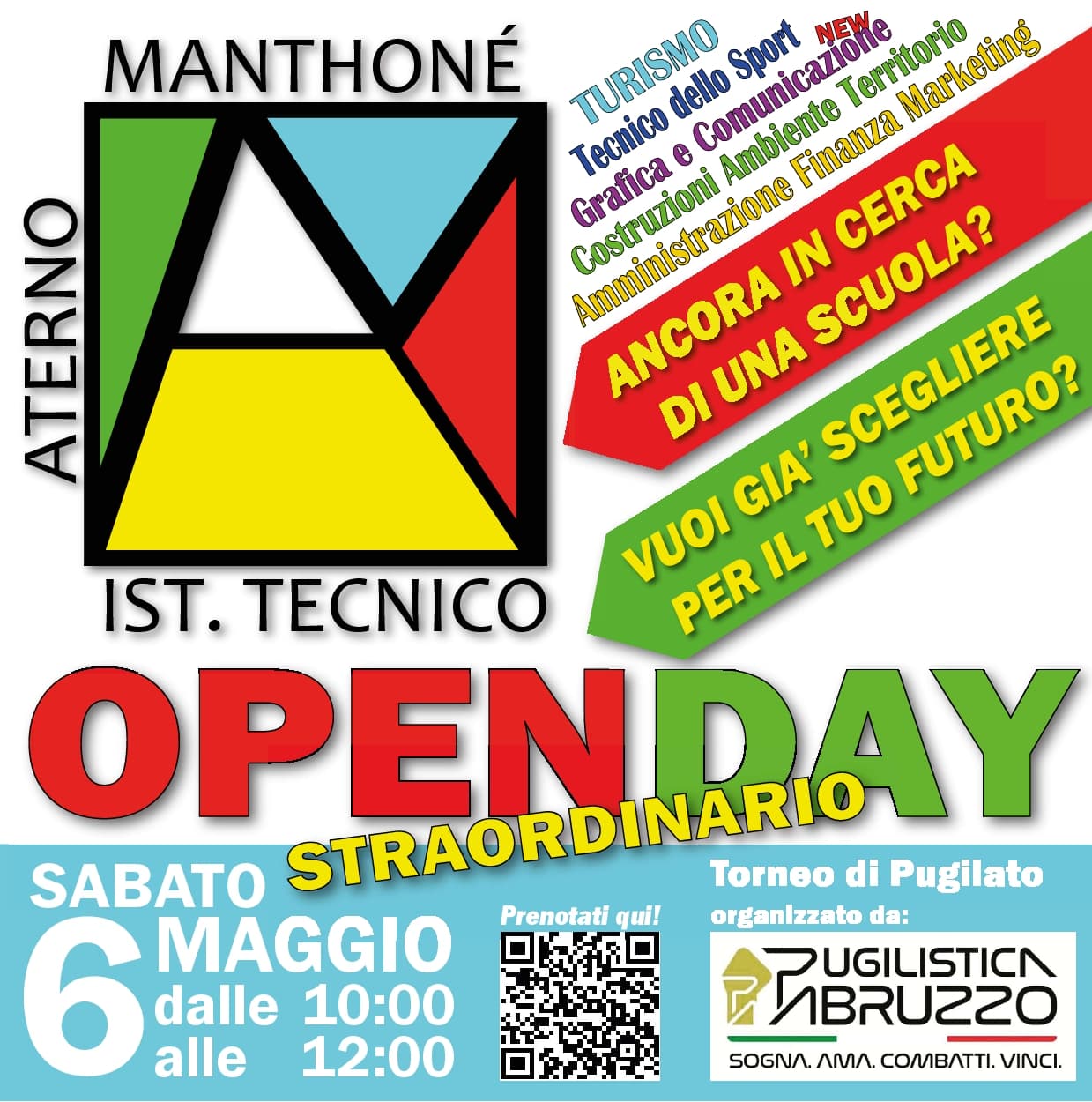 VOLANTINO OPEN DAY straordinario 6 maggio 2023