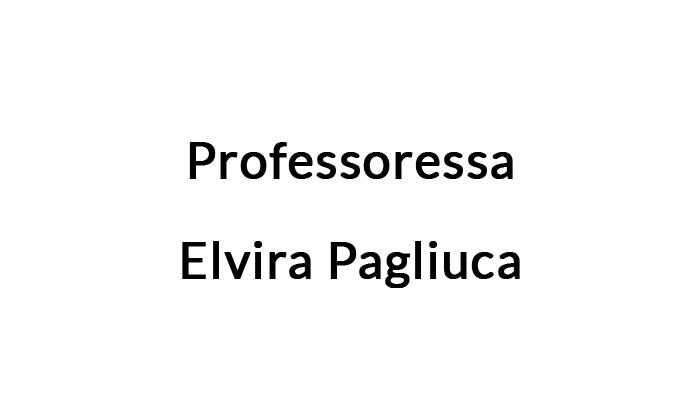 Dirigente Professoressa Elvira Pagliuca