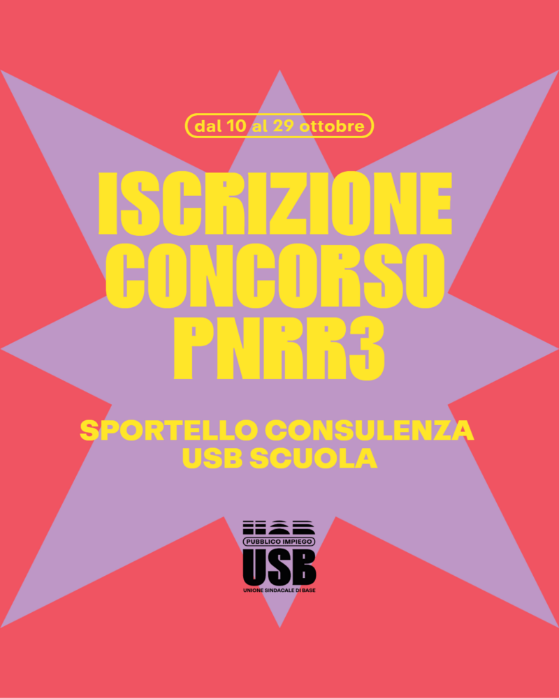 USB Scuola. Consulenza concorso PNRR3