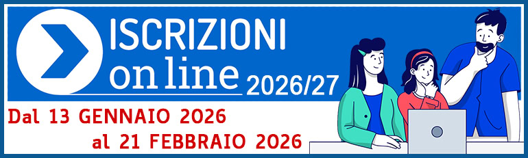 Iscrizioni online classi prime per l'anno scolastico 2026-2027