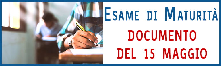 Esame di Maturità Documento del 15 maggio
